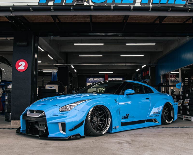 Nissan LBWK GTR | RFG7 Trinity – Rohana Wheels