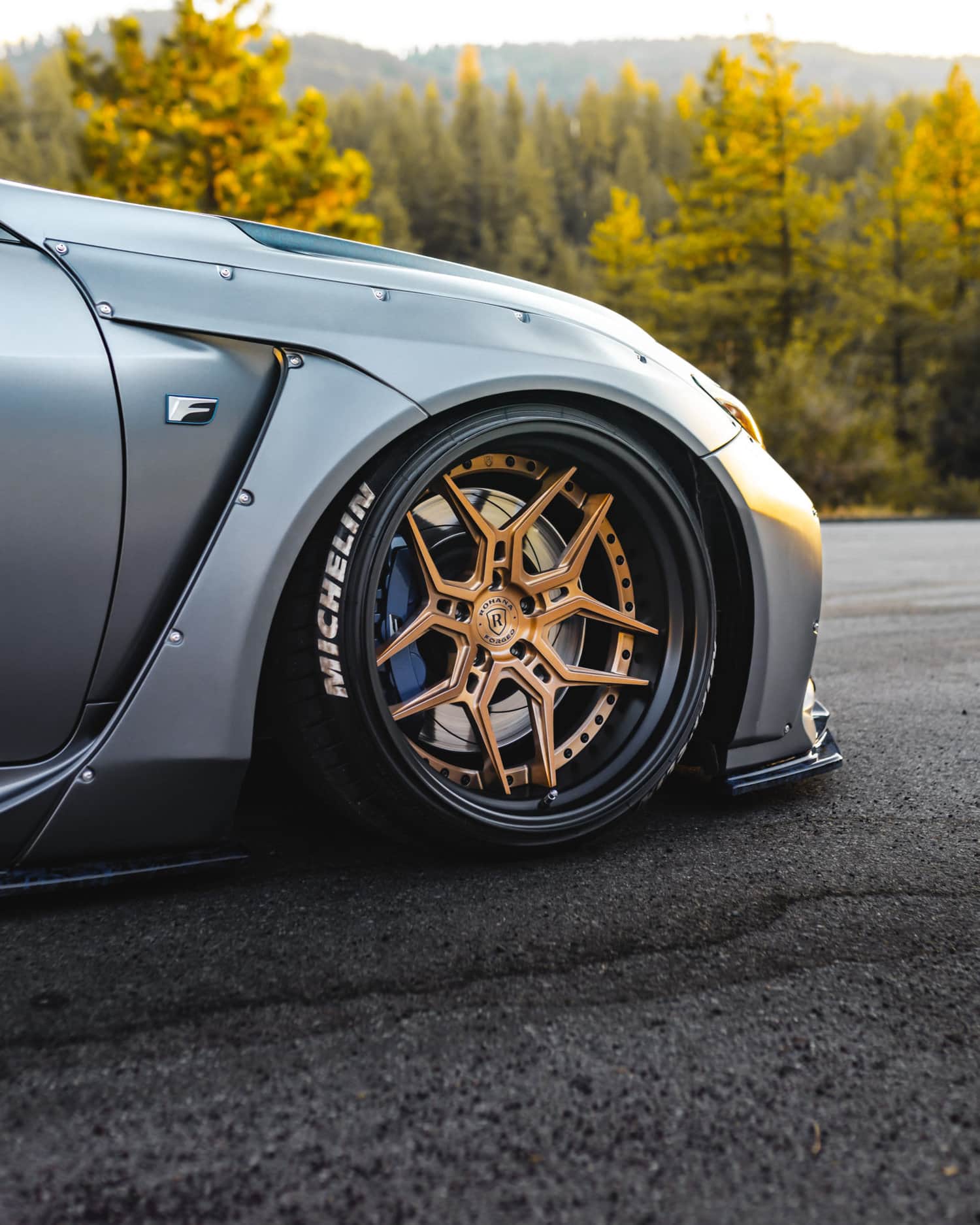 Lexus RCF Widebody | RFG5 Trinity – Rohana Wheels