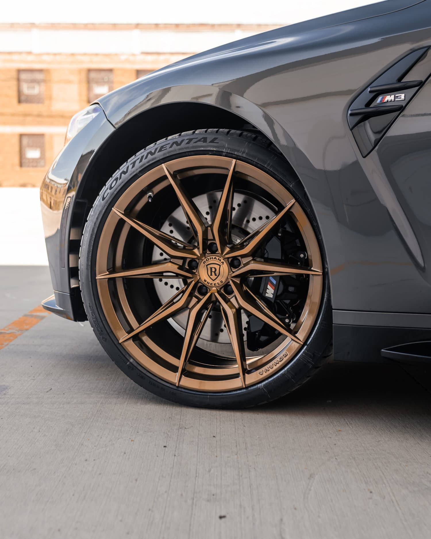 BMW M3  RFX13 Brushed Bronze – Rohana Wheels